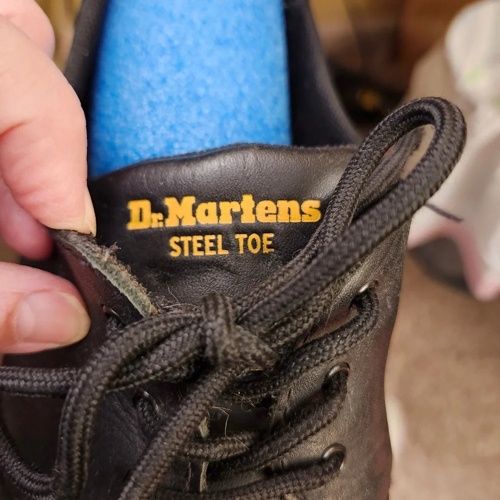 Dr. Martens 1461  Steel Toe Safety Shoes Slip Resistant Work Oxfords Sz L11 M10 - Picture 11 of 12